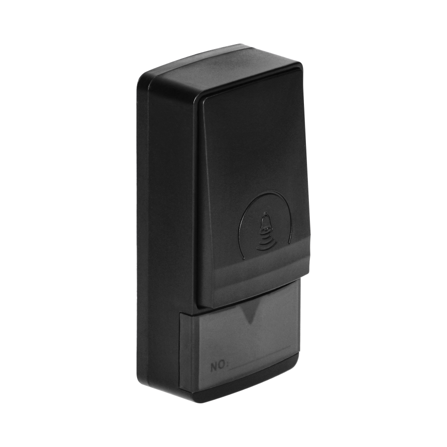 LAXAN AC wireless mains-powered doorbell with battery-free button, learning system, 36 sounds, 150m